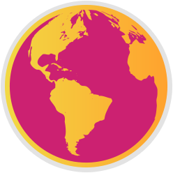 icon of the globe to show transplant rates internationally